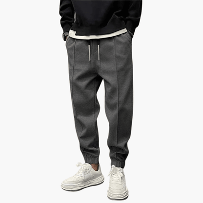 Pantalon cargo homme coupe décontractée coton multipoches