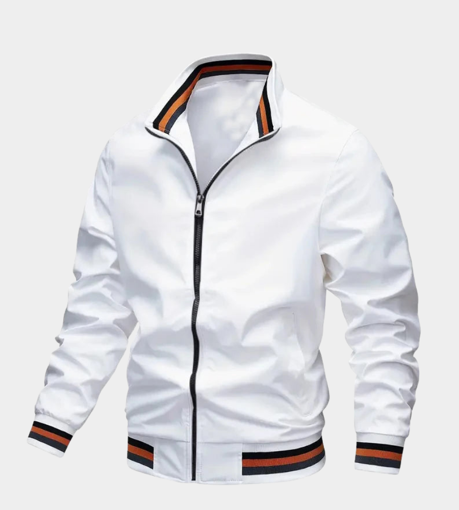 Isolierte Herren-Bomberjacke, athletischer Schnitt