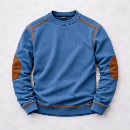 Weicher Struktur-Pullover für Herren in lässiger Passform