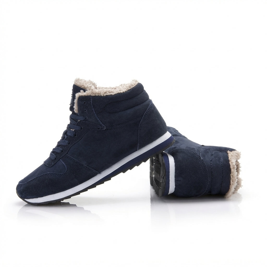 Gefütterte Herrenschuhe Komfort-Sneaker Winter