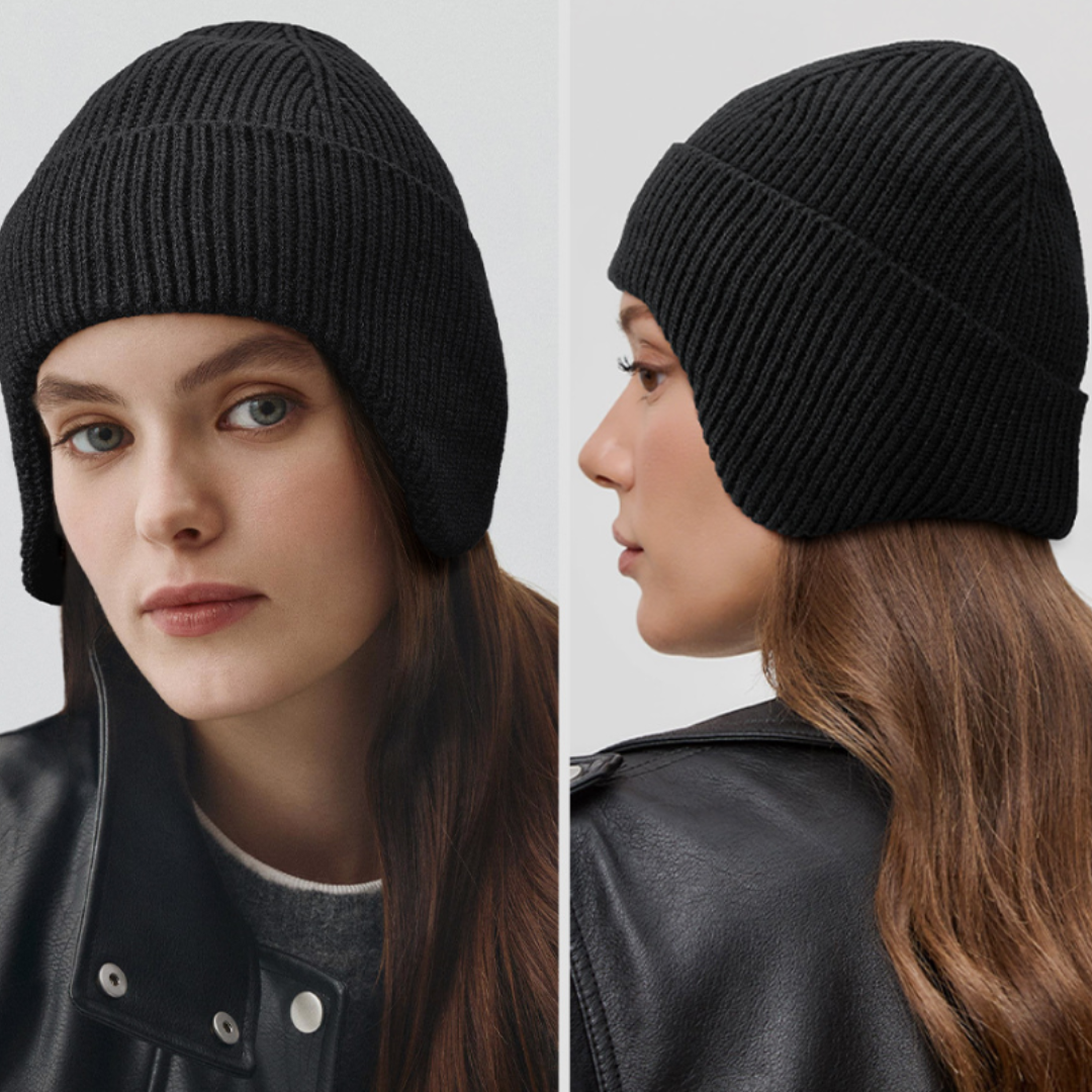 Bonnet d'hiver à rabats polaire pour activités extérieures