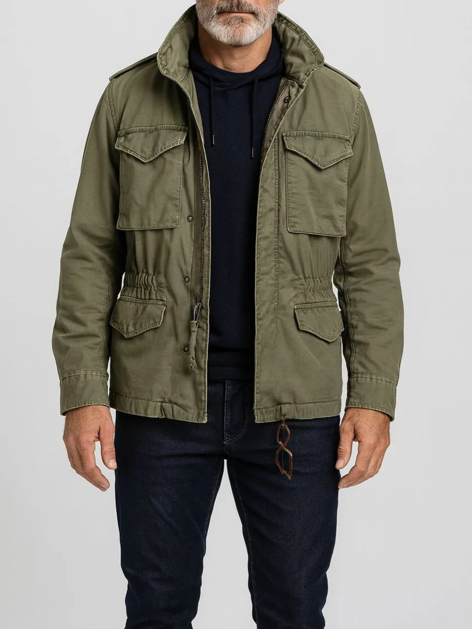 Veste homme style militaire légère et polyvalente
