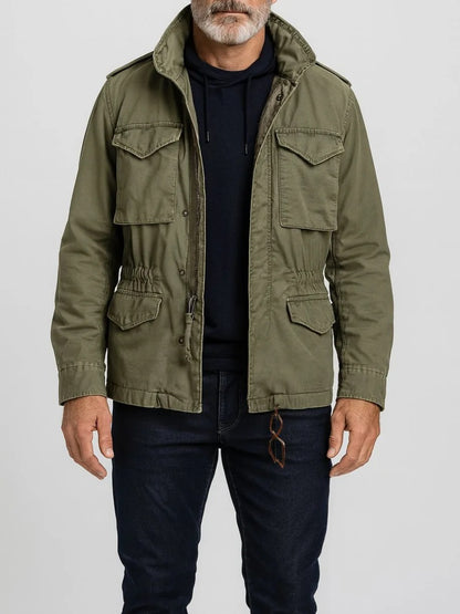 Veste homme style militaire légère et polyvalente