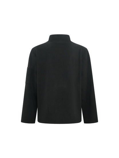 Veste polaire homme coupe-vent col montant chaude