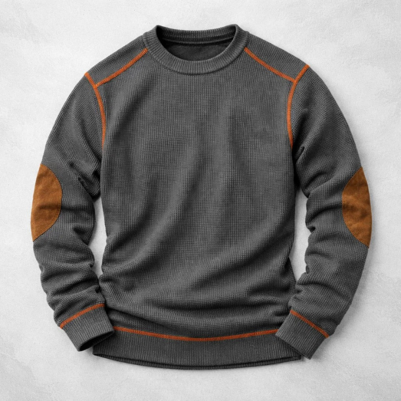 Weicher Struktur-Pullover für Herren in lässiger Passform