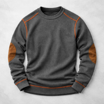 Weicher Struktur-Pullover für Herren in lässiger Passform