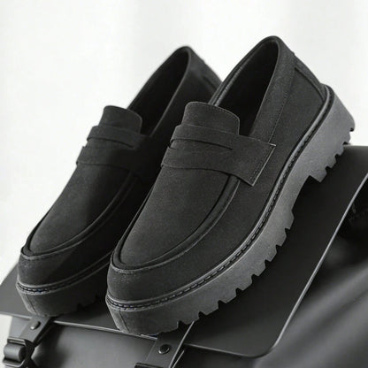 Chaussure Loafer homme plateforme moderne slip-on