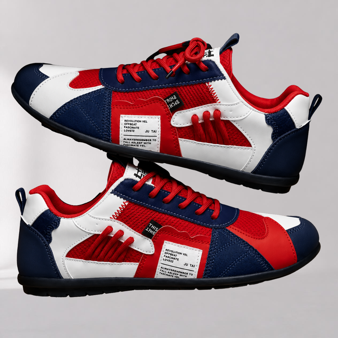 Chaussures rétro colorées mesh semelle antidérapante