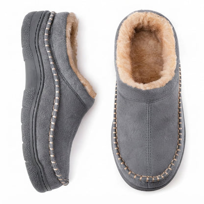 Chaussons homme doublure polaire semelle antidérapante