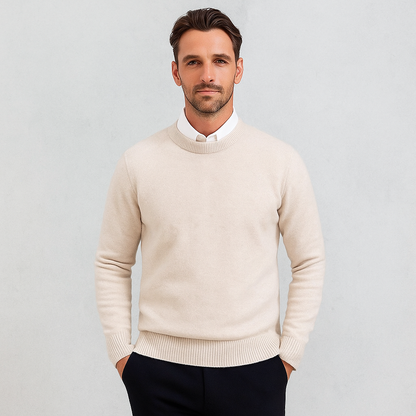 Weicher Strickpullover für Herren für Herbst und Winter