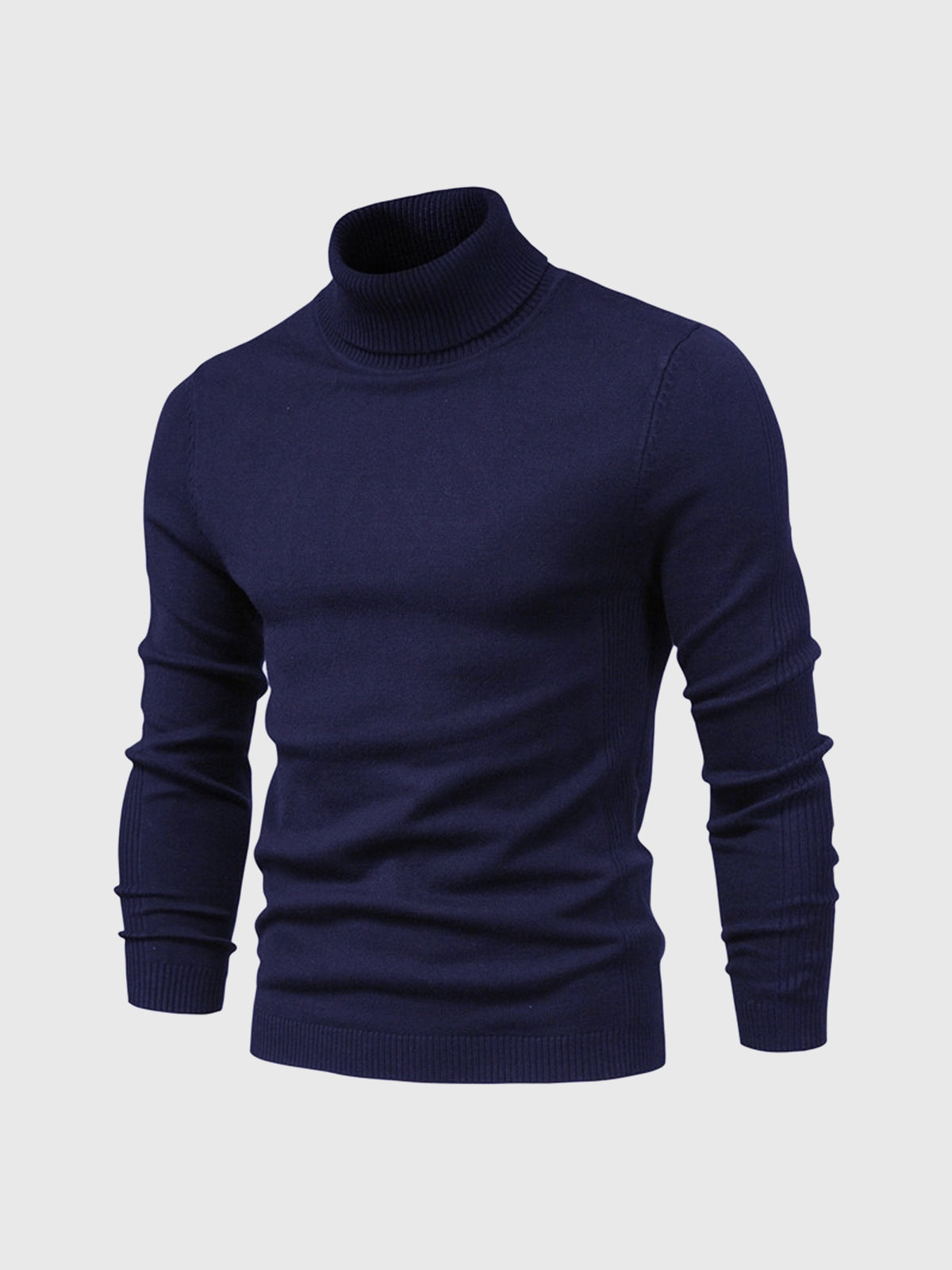 Pull col roulé homme lavable moderne élégant