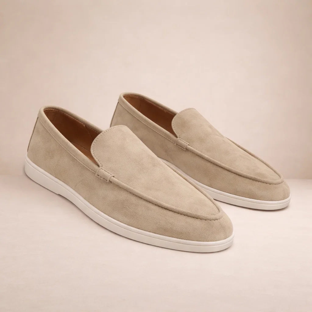 Mocassins homme cuir véritable coupe classique