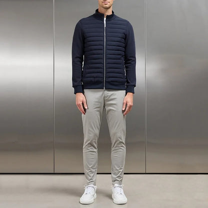 Veste homme hybride matelassée coupe regular