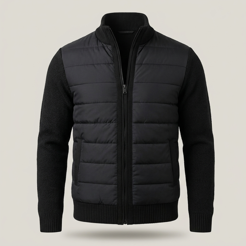 Parka homme coupe épurée pour quotidien