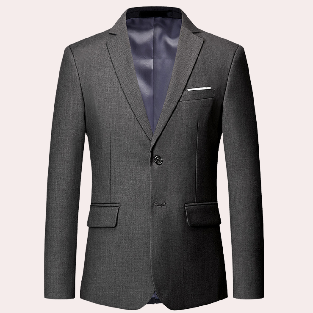 Blazer homme slim fit tissu respirant élégant