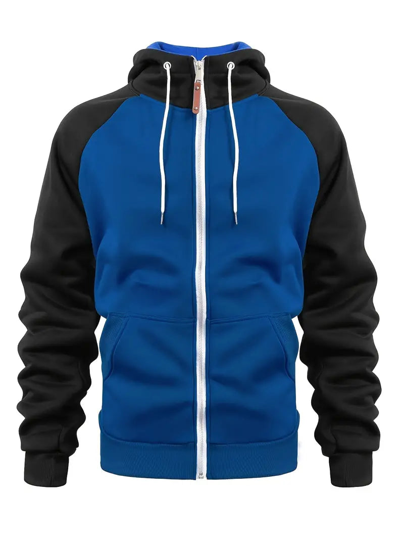 Sweat à capuche zippé homme molleton gratté quotidien