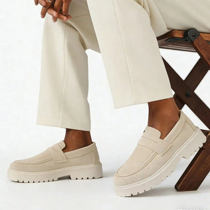 Chaussure Loafer homme plateforme moderne slip-on