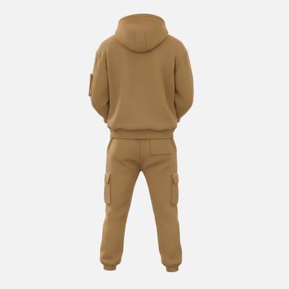 Lässiger Herren-Trainingsanzug aus atmungsaktiver Baumwolle im Streetwear-Stil