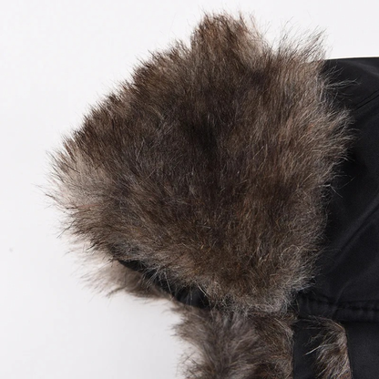 Bonnet aviateur hiver polaire imperméable unisexe