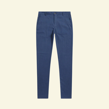 Pantalon homme coton stretch coupe ajustée
