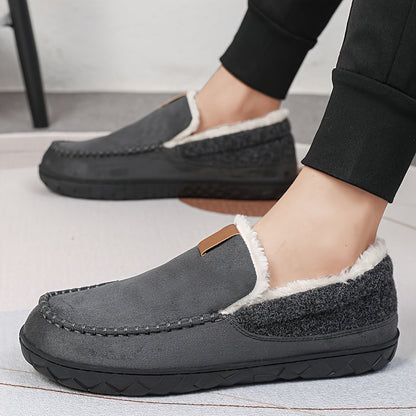 Pantoufles homme doublure peau de mouton antidérapante