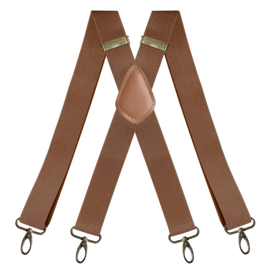 Elegante verstellbare elastische X-Form-Hosenträger für Herren