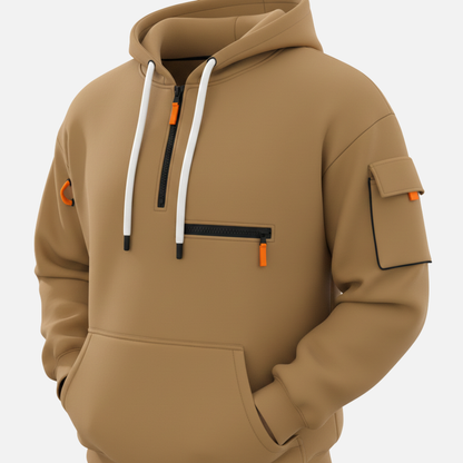 Lässiger Herren-Trainingsanzug aus atmungsaktiver Baumwolle im Streetwear-Stil