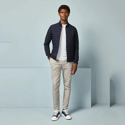 Veste homme hybride matelassée coupe regular