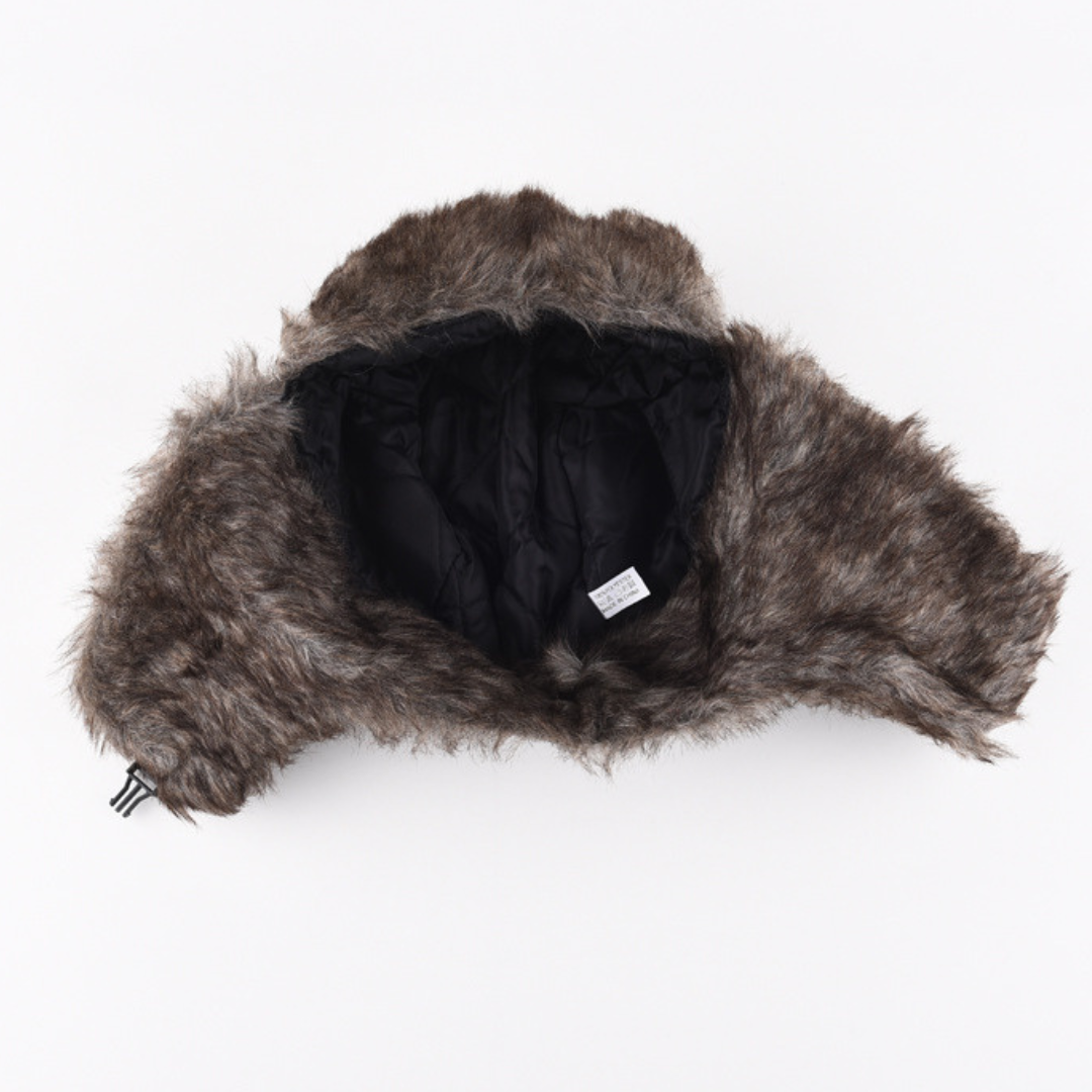 Bonnet aviateur hiver polaire imperméable unisexe