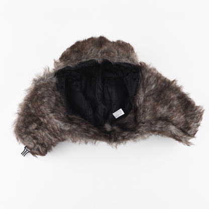 Bonnet aviateur hiver polaire imperméable unisexe