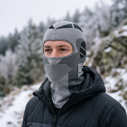 Cagoule ski thermique panneau respirant anti-buée