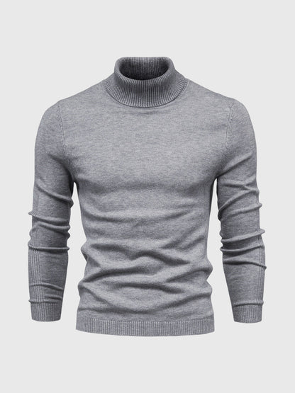 Pull col roulé homme lavable moderne élégant