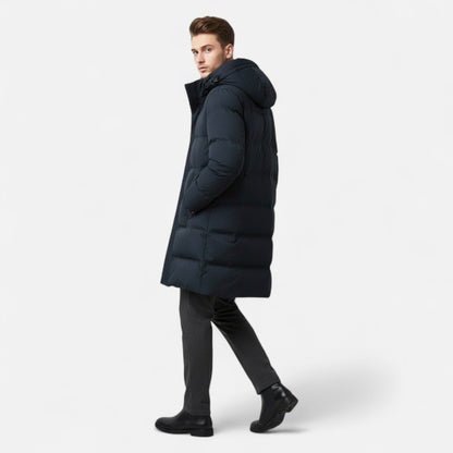 Warmer und eleganter Winterparka für Herren mit Daunenfüllung
