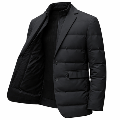 Veste matelassée homme style blazer coupe slim