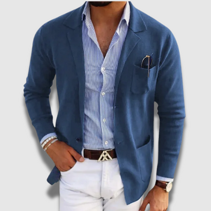Blazer homme coupe ajustée confortable respirant