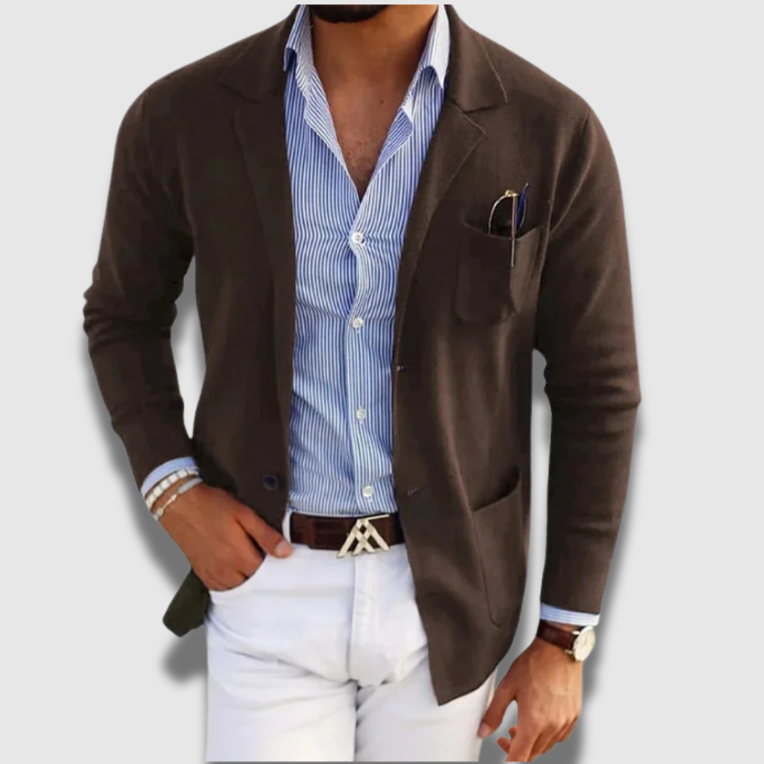 Blazer homme coupe ajustée confortable respirant