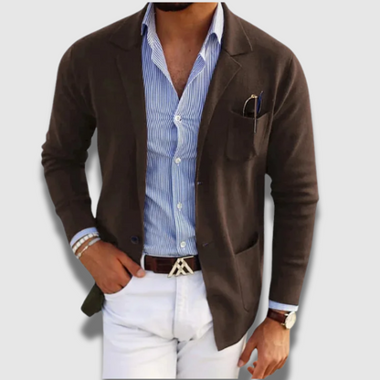 Blazer homme coupe ajustée confortable respirant