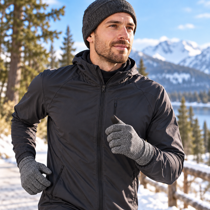 Gants de compression complets tactiles respirants