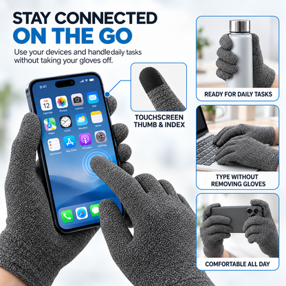 Gants de compression complets tactiles respirants