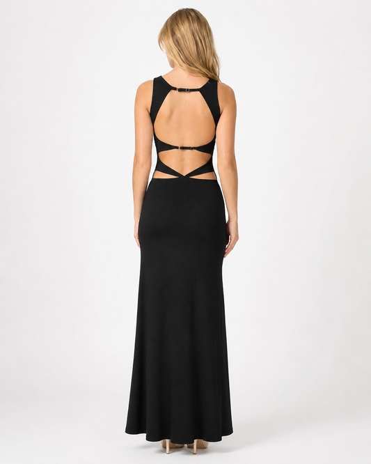 Robe Maxi The Main Event – Édition Premium, Dos Nu et Fente