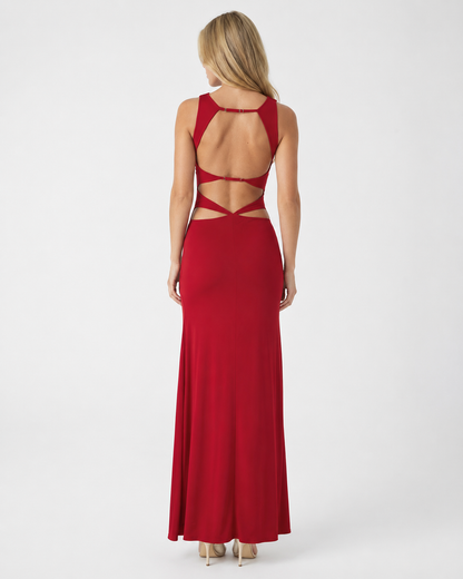 Robe Maxi The Main Event – Édition Premium, Dos Nu et Fente
