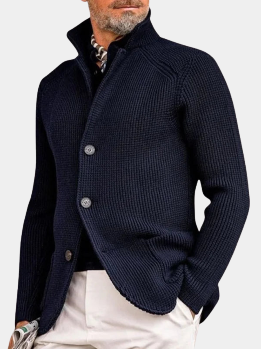 Herrenstrickjacke dicht gewebt elegant Büro Abend