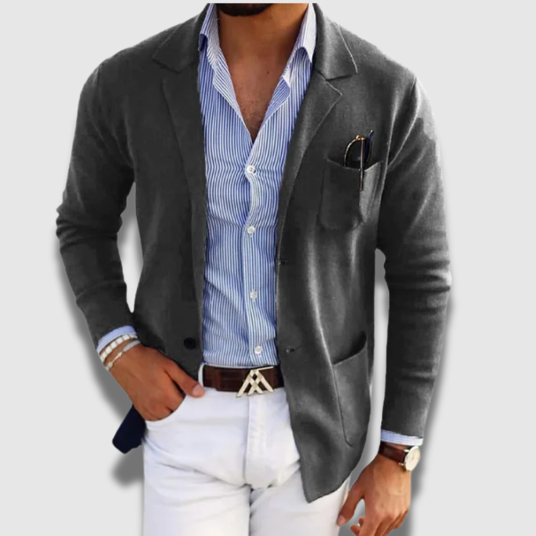 Blazer homme coupe ajustée confortable respirant