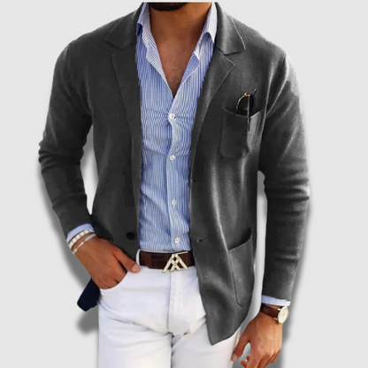 Blazer homme coupe ajustée confortable respirant