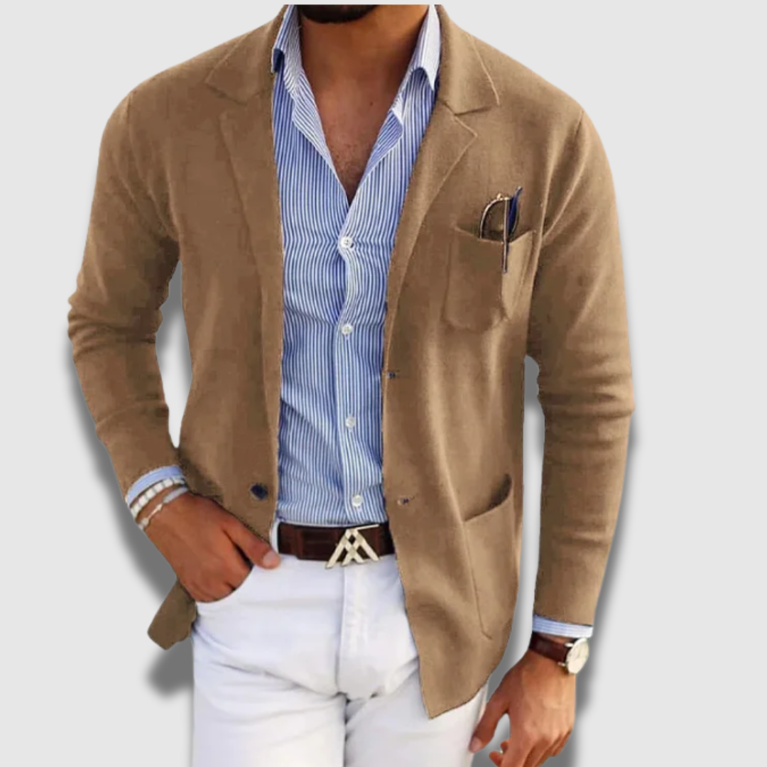 Blazer homme coupe ajustée confortable respirant
