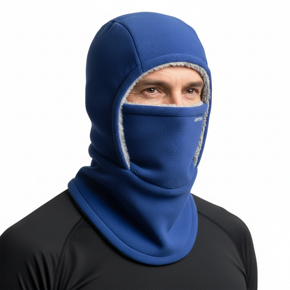 Cagoule polaire coupe-vent unisexe pour hiver froid