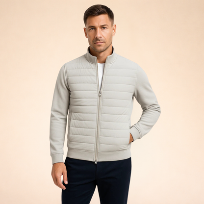 Veste homme hybride matelassée coupe regular