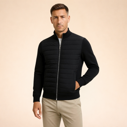 Veste homme hybride matelassée coupe regular