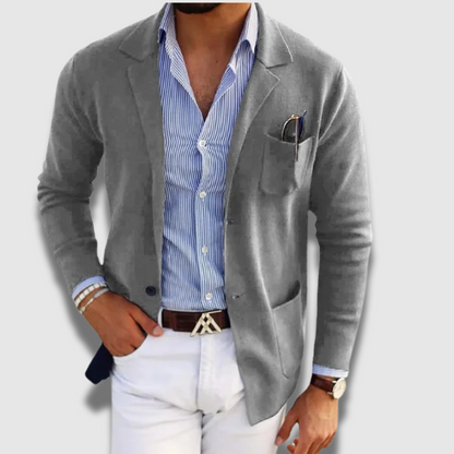 Blazer homme coupe ajustée confortable respirant