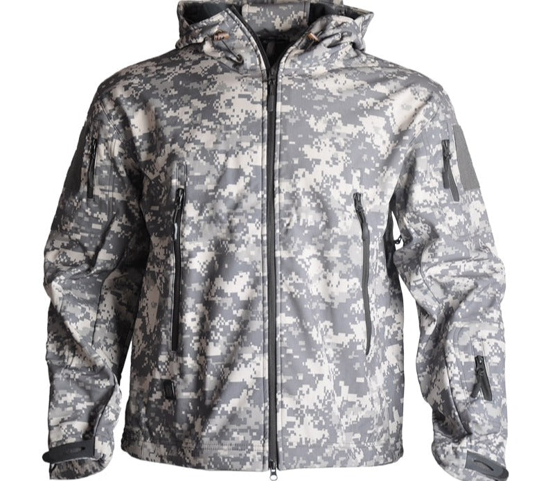 Veste homme militaire imperméable coupe-vent chaude